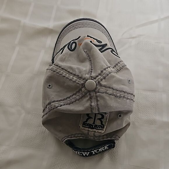 Robin Ruth Men's Logo New York Baseball Cap One Size  Gray/ Blue - Picture 13 of 16